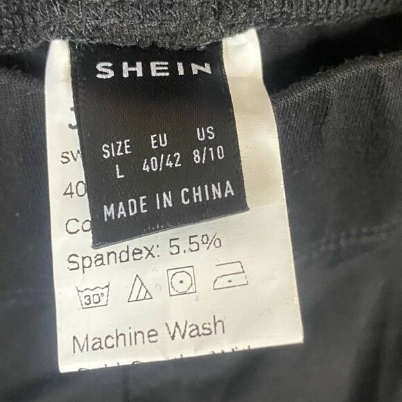 Shein Black Leggings Size Large - Picture 5 of 7